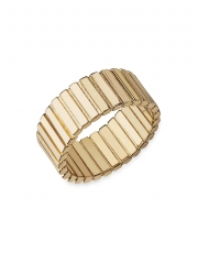 Hot Sale 14K Gold Plated 925 Silver Band Ring