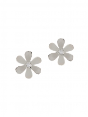 Daisy 14K Gold-Plated Cubic Zirconia Statement Studs Earrings