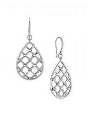 Landou Jewelry 925 Sterling Silver Teardrop Earrings