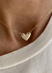 Silver Mini Heart Choker