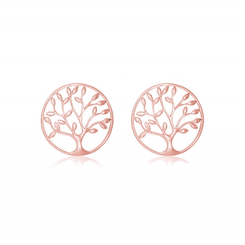 Landou Customized Jewelry Wholesale 925 Sterling Silver Tree of Life Earrings Australia Jewelry