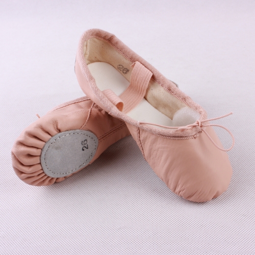 Cow Leather Split Sole Ballet Shoes