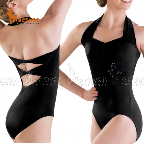 Adult Twist Back Halter Leotard