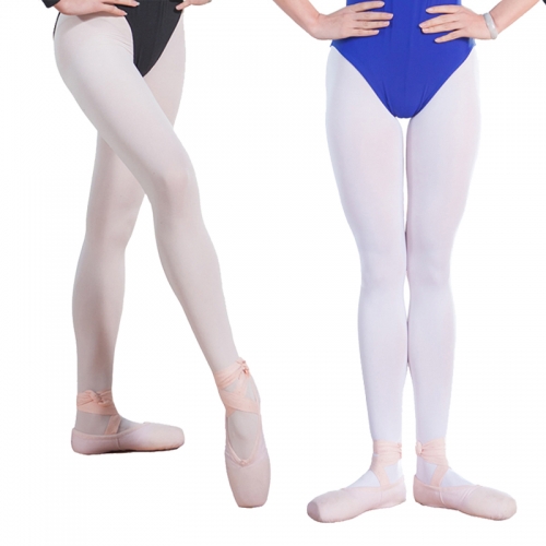 Adult Footed Tights with Self Knit Waistband