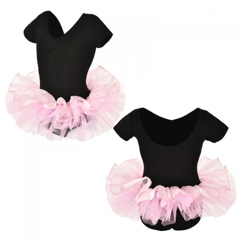 Child Two Tone Short Sleeve Tutu