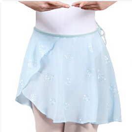 Adult Embroidery Chiffon Wrap Skirt