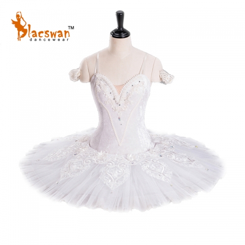 White Velvet Aurora Costume Dress