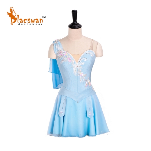 Light Blue Cupid Variation Ballet Dress