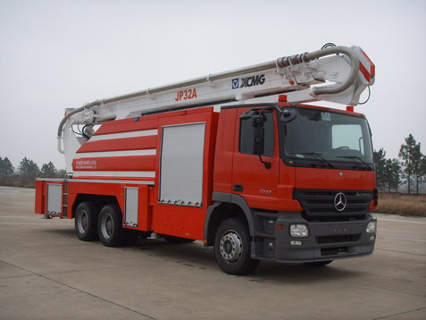 6m3 water tank 5.96m3 foam tank fire truck