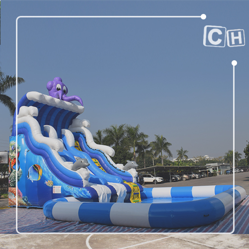 water park inflatable slide