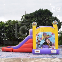 inflatable bouncer with slide