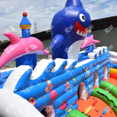 CH Jumping Inflatable Castle Bouncer Sea Animal Inflatable Castle Bounce House For Rent