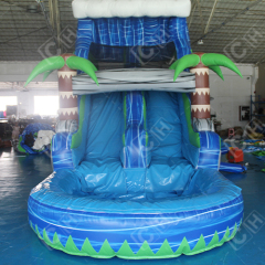 CH Inflatable Water Slides Commercial Blow Up Colorful Jumping Castle Home Backyard Inflatable Slide For Kids Water Slide