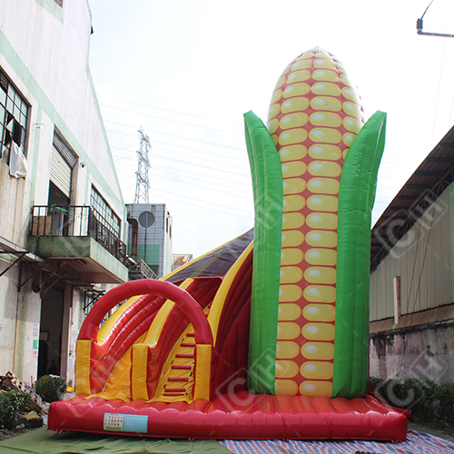 CH 2023 Outdoor Commercial Latest Design Giant Inflatable Farm Corn Slide Dry Inflatable Slide