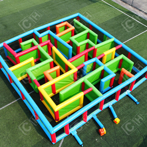 CH Outdoor Commercial Portable Outdoor Adult And Kids Inflatable Maze Hot Helling Colorful Inflatable Maze