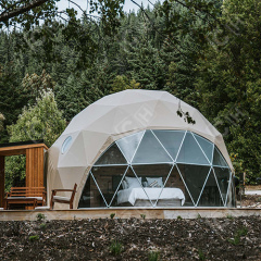 CH 6m Luxury Camping Dome House Glamping Geodesic Dome Tent For Hotel