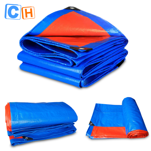 CH Blue Tarpaulin Pe Tarpaulin In Guangzhou Waterproof For Inflatable Slide Inflatable Bounce Castle Juegos