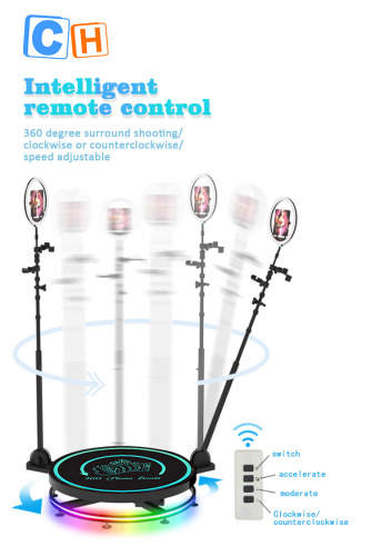 CH 360 Photo Booth Enclosure Backdrop 360 Photo Booth Automatic 68cm 80cm 100cm 115cm Shipping Worldwide
