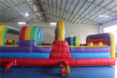 CH Commercial Bounce House Adult Game Obstacle Course Kids Sports Activities Cheap Inflatable Obstacle Course