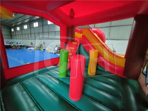 CH New Design Popular Dino Park Inflatable Bouncy Castle Combo Slide Inflatable Bouncer House With Slide Jumping Castle Theme Park