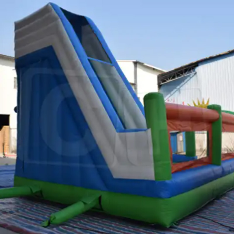 CH Colorful Design Inflatable Cartoon Bouncer With Slide,Inflatable Jungle Small Castle With Slide For Kids