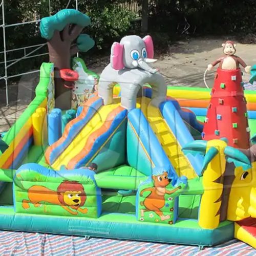 CH Inflatable Bouncy Slide Giant Outdoor Inflatable Playground Park