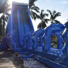 CH Hurricane Color Giant inflatable Water Slide For Kids