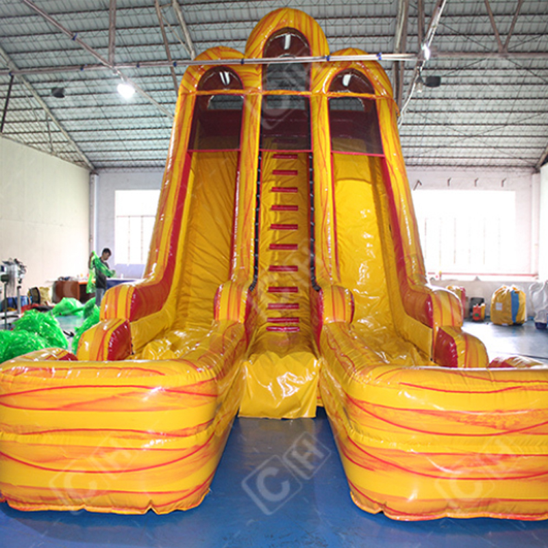 CH Inflatable Giant Water Slide Commercial Adult Huge Pool Inflatable Slide For Sale