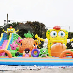 CH Inflatable Bouncy Slide Giant Outdoor Inflatable Fun City Playground