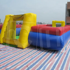 CH High Quality Customized Size Inflatable Football Field ,New Inflatable Soccer Filed Water Football Game For Adults