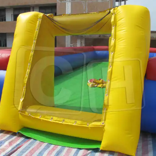 CH High Quality Customized Size Inflatable Football Field ,New Inflatable Soccer Filed Water Football Game For Adults