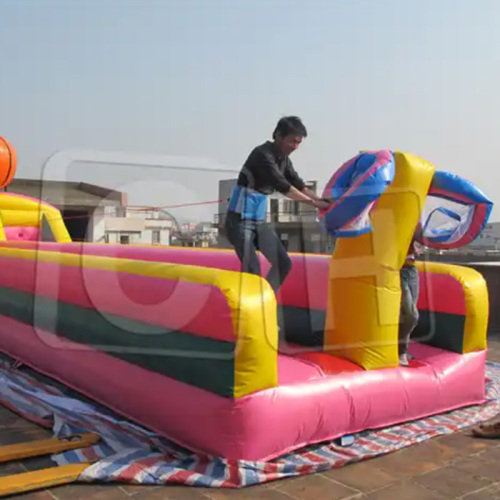 CH Customized Inflatable Runway Shooting Game Inflatable Two-Player Interactive Game Adult Inflatable Shooting Game