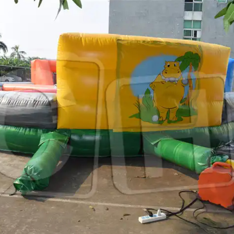 CH Inflatable Sport Game Hungry Hippo Chow Down Fun Interactive Game Outdoor Crazy Sport Games For Party