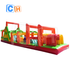 CH Giant Inflatable Obstacle Course With Slide For Adult, Inflatable Obstacle Game For Sale