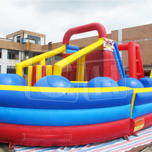 CH Large Ball Inflatable Obstacle Course For Sale,Inflatable Bouncy Obstacle For Adult