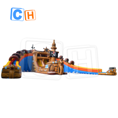 CH Giant Camouflage Cableway Air Slide Inflatable Slip And Slide Adult Size Scream Slide