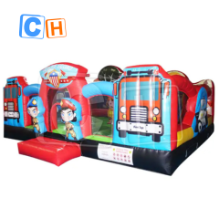 CH Latest Inflatable Commercial Outdoor Custom Jump House Rescue Team Inflatable Bouncer Castle