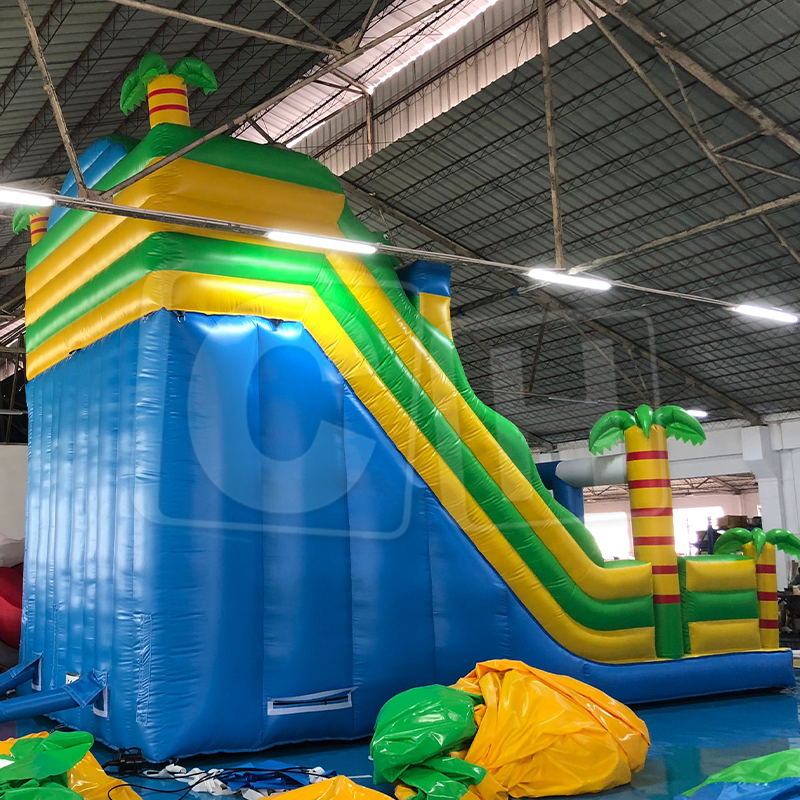 CH Commercial Bounce House With Dry Slide For Sale,Inflatable Bouncer Castle House Combo Slide For Adult