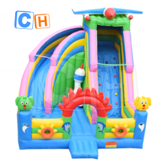 CH Commercial Bouncy Jumping Castles Slides Bouncer Playground High Quality Outdoor Kids Dry Inflatable Bouncer Slide For Party