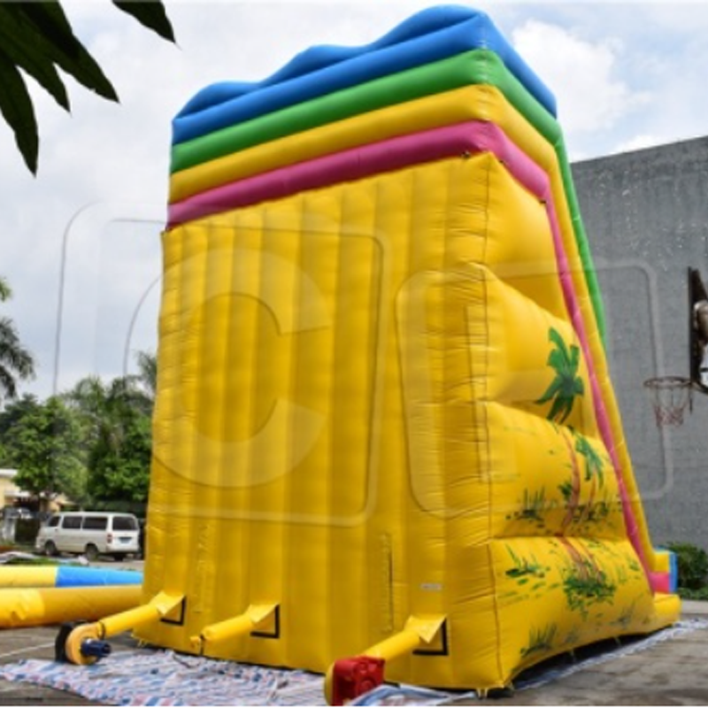 CH New Arrival Adults And Kids Inflatable Water Slide With Big Inflatable Pool Slide Inflatable Dry Slides Outdoor