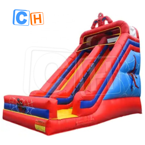 CH Spider Man Bouncy Castle Inflatable Bouncer With Dry Slide,Bounce House Inflatable Bouncer For Kids