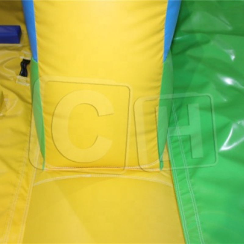 CH Fast Delivery Inflatable Blue Dry Slide For Summer, Inflatable Slide With Arch For Rental