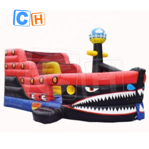 Hot Sale Pirate Inflatable Bounce House With Slide, China Pirate Ship Inflatable Rental ,Inflatable Pirate Ship With A Dry Slide