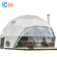 CH 6-8 Person Outdoor Party Dome Tent Large Restaurant Dome Tent Strong Wind Resistance Glamping Dome Tent