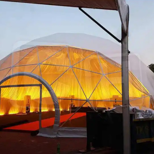 CH Wholesale 6-8 Person Dome Tent Big Round Dome Tents Transparent Geodesic Dome Tent Gramping For Events