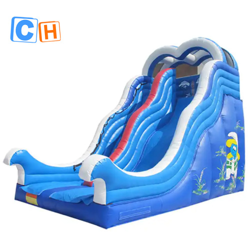 CH Good Quality Amusement Park PVC Tarpaulin Inflatable Dry Slide Outdoor & Indoor Inflatable Jumping Castle House Water Slide