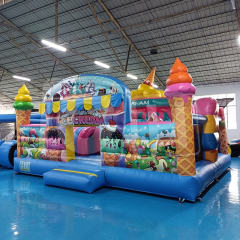 CH Cue Ice Cream Commercial Inflatable Castle For Kids,Cheap Inflatable Bouncy Castle For Adults