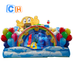 CH Commercial Inflatable Combo Bouncer For Kids,Kids Inflatable Bounce House With Slide Combo For Sale