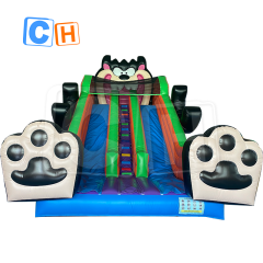 CH Commercial Inflatable Bouncer Slide For Kids,Animal Theme Inflatable Dry Slide For Adults