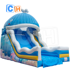 CH Bounce Obstacle Inflatable Water Slides For Pool,House Free Time Fun Dry Inflatable Slides For Kids